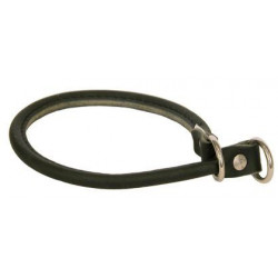 Alac rundsytt läderhalsband...