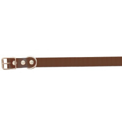 Alac läderhalsband brunt 30 cm