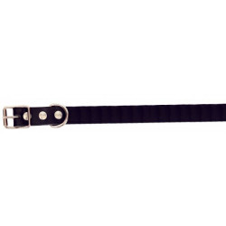 Alac läderhalsband svart 30 cm